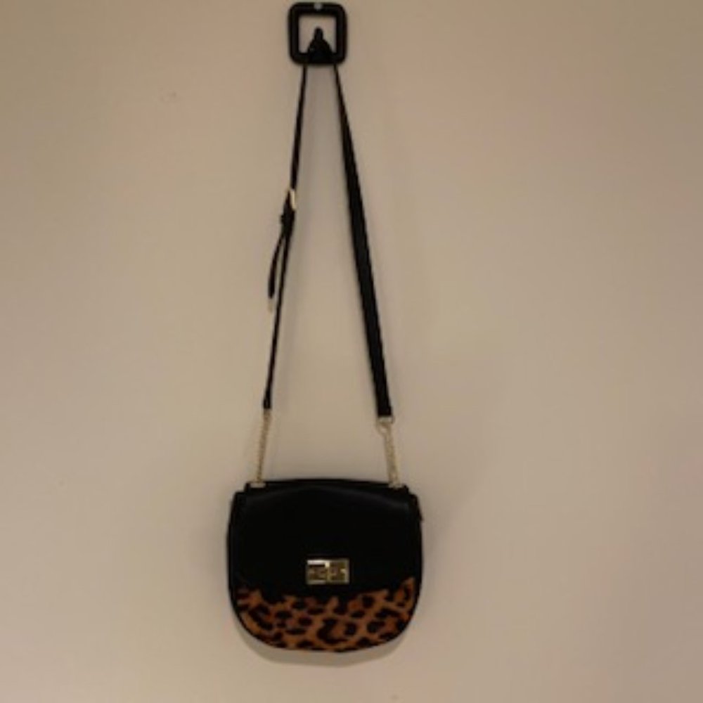 100% Leather Purse with animal accent